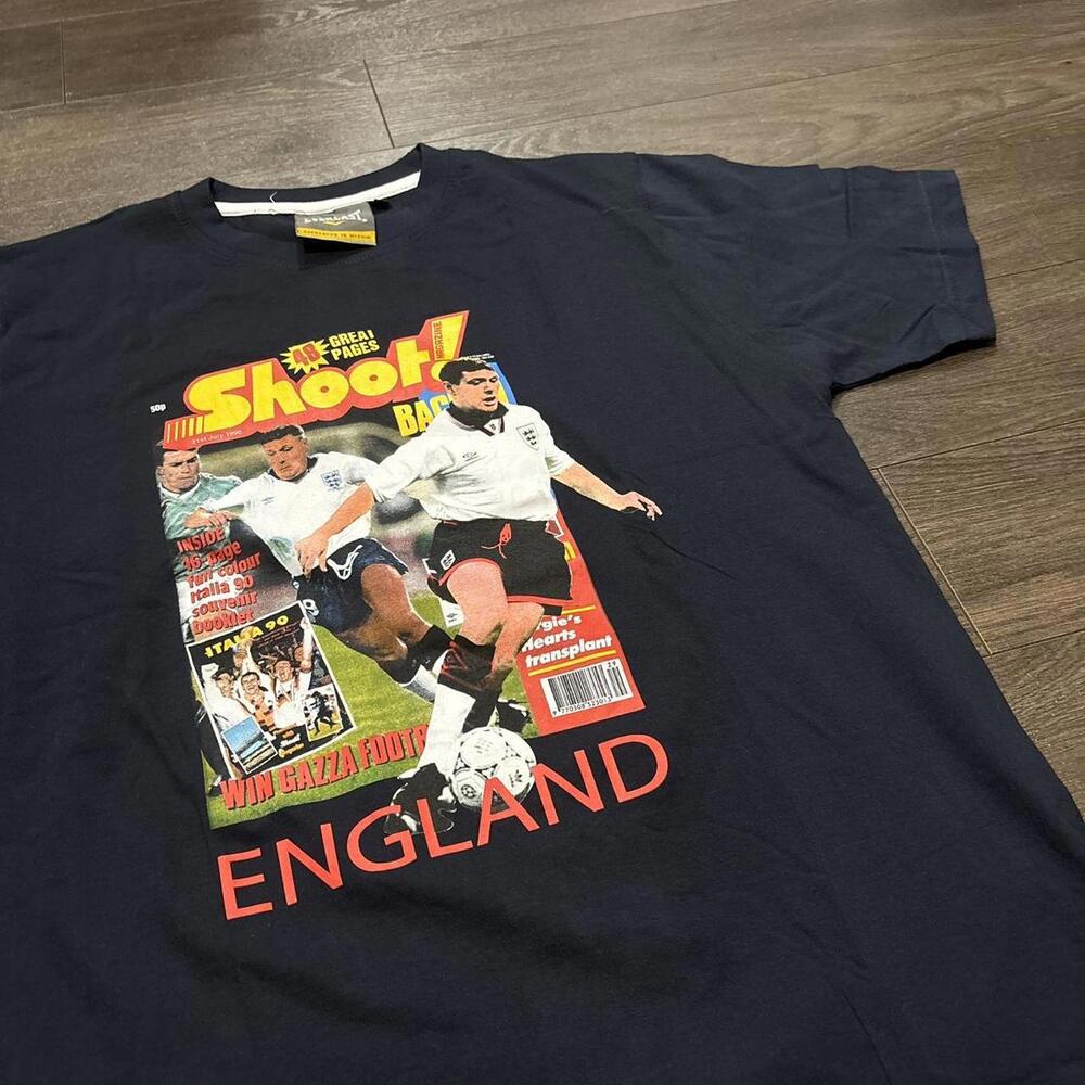 vintage England shoot magazine everlast t shirt 00s M